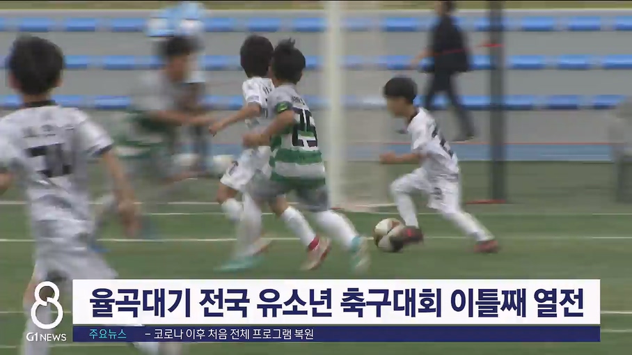 율곡대기 전국유소년축구대회 이틀째 열전